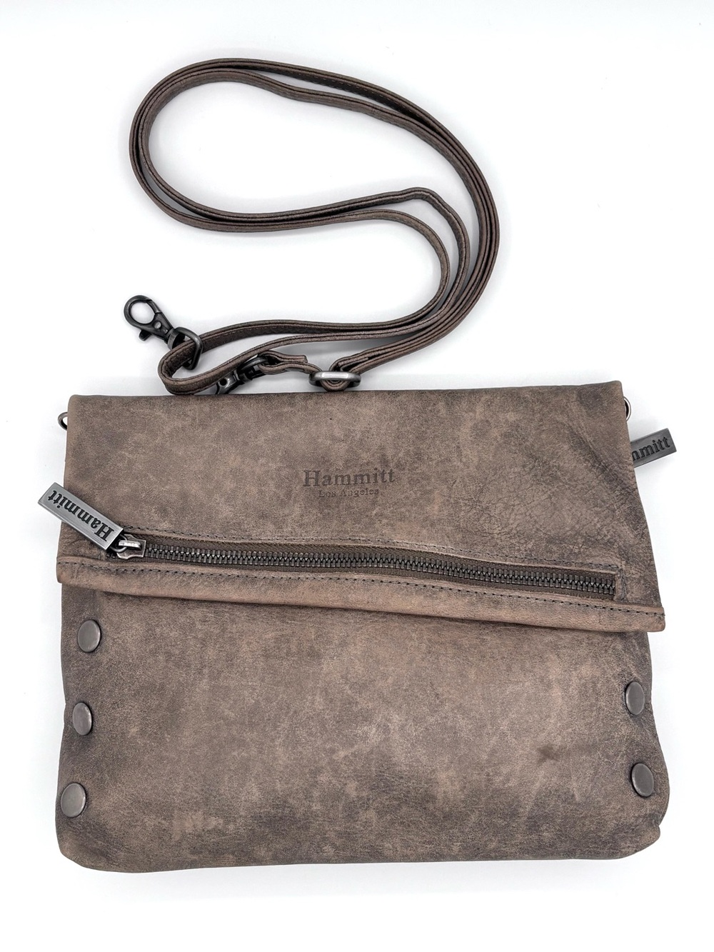 Hammitt | Rare TAN INTERIOR VTG Early Edition VIP Crossbody Clutch | Fantastic